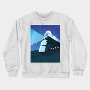 Art Deco Locomotive Crewneck Sweatshirt